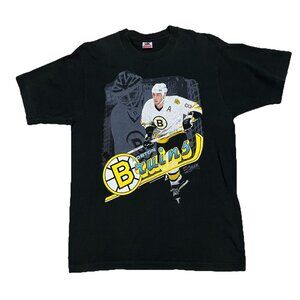 Boston Bruins Salem Sportswear Vintage 1990 Cam Neely NHL Hockey T Shirt Large